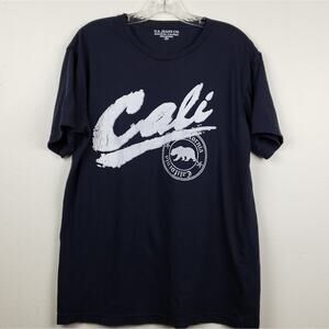 US Jean Co | Blue Graphic T "Cali" w/Bear Logo